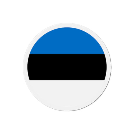 Aimant Rond Drapeau de l'Estonie en plusieurs tailles - Pixelforma 