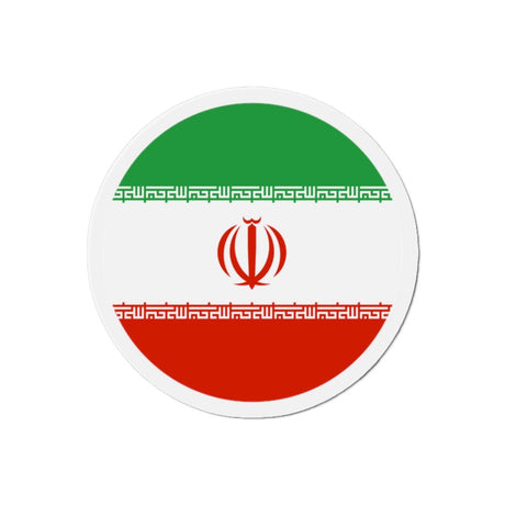 Aimant Rond Drapeau de l'Iran en plusieurs tailles - Pixelforma