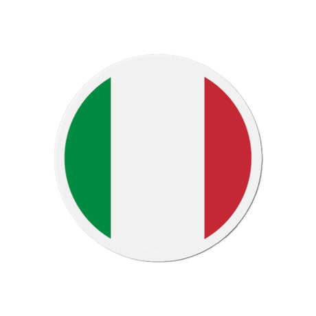 Aimant Rond Drapeau de l'Italie en plusieurs tailles - Pixelforma 