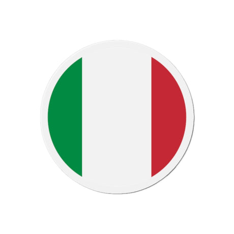 Aimant Rond Drapeau de l'Italie en plusieurs tailles - Pixelforma