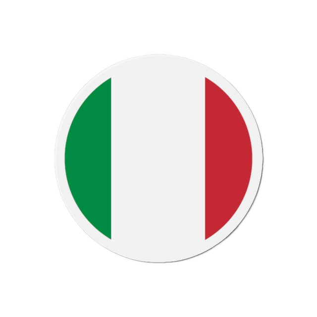 Aimant Rond Drapeau de l'Italie en plusieurs tailles - Pixelforma