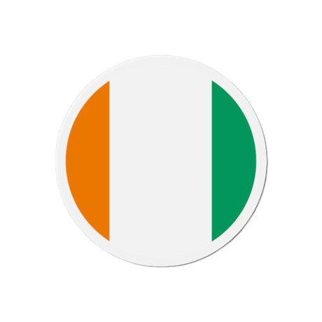 Aimant Rond Drapeau de la Côte d'Ivoire en plusieurs tailles - Pixelforma 