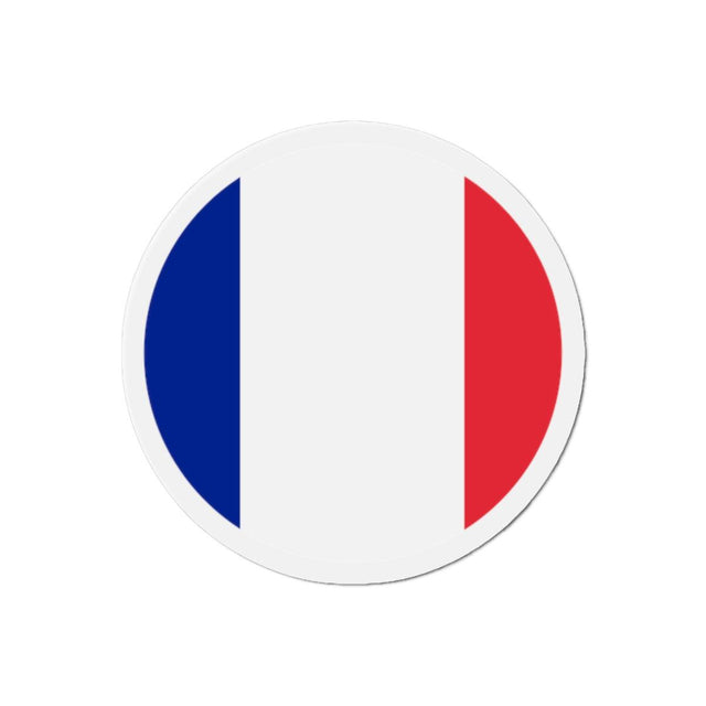 Aimant Rond Drapeau de la France en plusieurs tailles - Pixelforma 