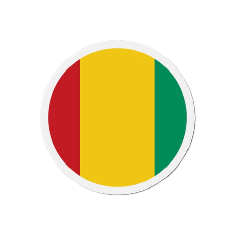 Aimant Rond Drapeau de la Guinée en plusieurs tailles - Pixelforma 