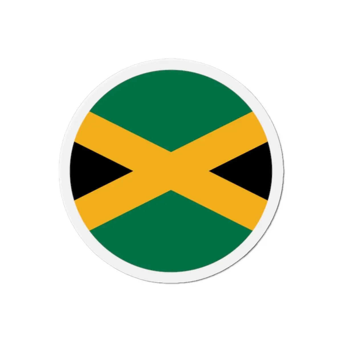 Aimant Rond Drapeau de la Jamaïque en plusieurs tailles - Pixelforma 