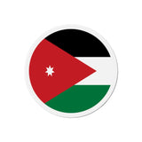 Aimant Rond Drapeau de la Jordanie en plusieurs tailles - Pixelforma 