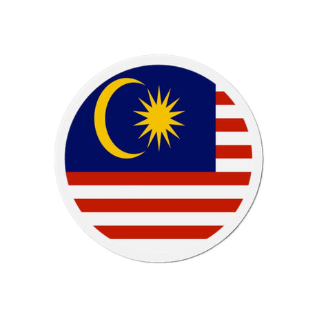 Aimant Rond Drapeau de la Malaisie en plusieurs tailles - Pixelforma 