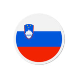 Aimant Rond Drapeau de la Slovénie en plusieurs tailles - Pixelforma