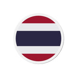 Aimant Rond Drapeau de la Thaïlande en plusieurs tailles - Pixelforma