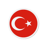 Aimant Rond Drapeau de la Turquie en plusieurs tailles - Pixelforma 