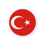 Aimant Rond Drapeau de la Turquie en plusieurs tailles - Pixelforma