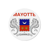 Aimant Rond Drapeau de Mayotte en plusieurs tailles - Pixelforma 