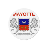 Aimant Rond Drapeau de Mayotte en plusieurs tailles - Pixelforma