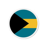 Aimant Rond Drapeau des Bahamas en plusieurs tailles - Pixelforma 