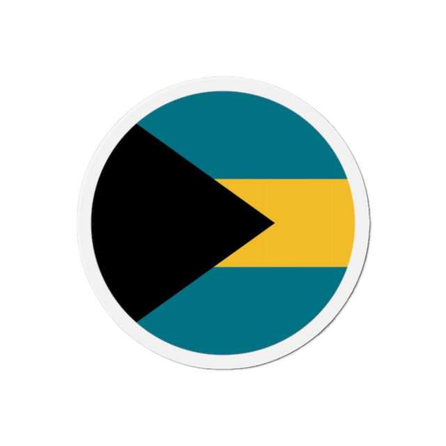 Aimant Rond Drapeau des Bahamas en plusieurs tailles - Pixelforma