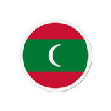 Aimant Rond Drapeau des Maldives en plusieurs tailles - Pixelforma 