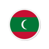Aimant Rond Drapeau des Maldives en plusieurs tailles - Pixelforma 