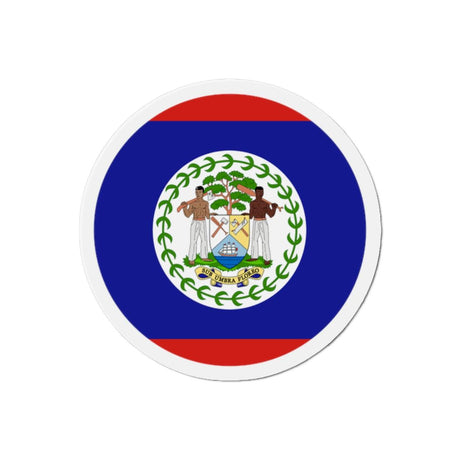 Aimant Rond Drapeau du Belize en plusieurs tailles - Pixelforma