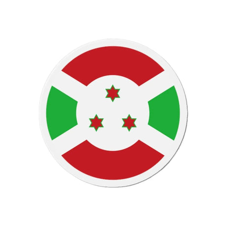 Aimant Rond Drapeau du Burundi en plusieurs tailles - Pixelforma 