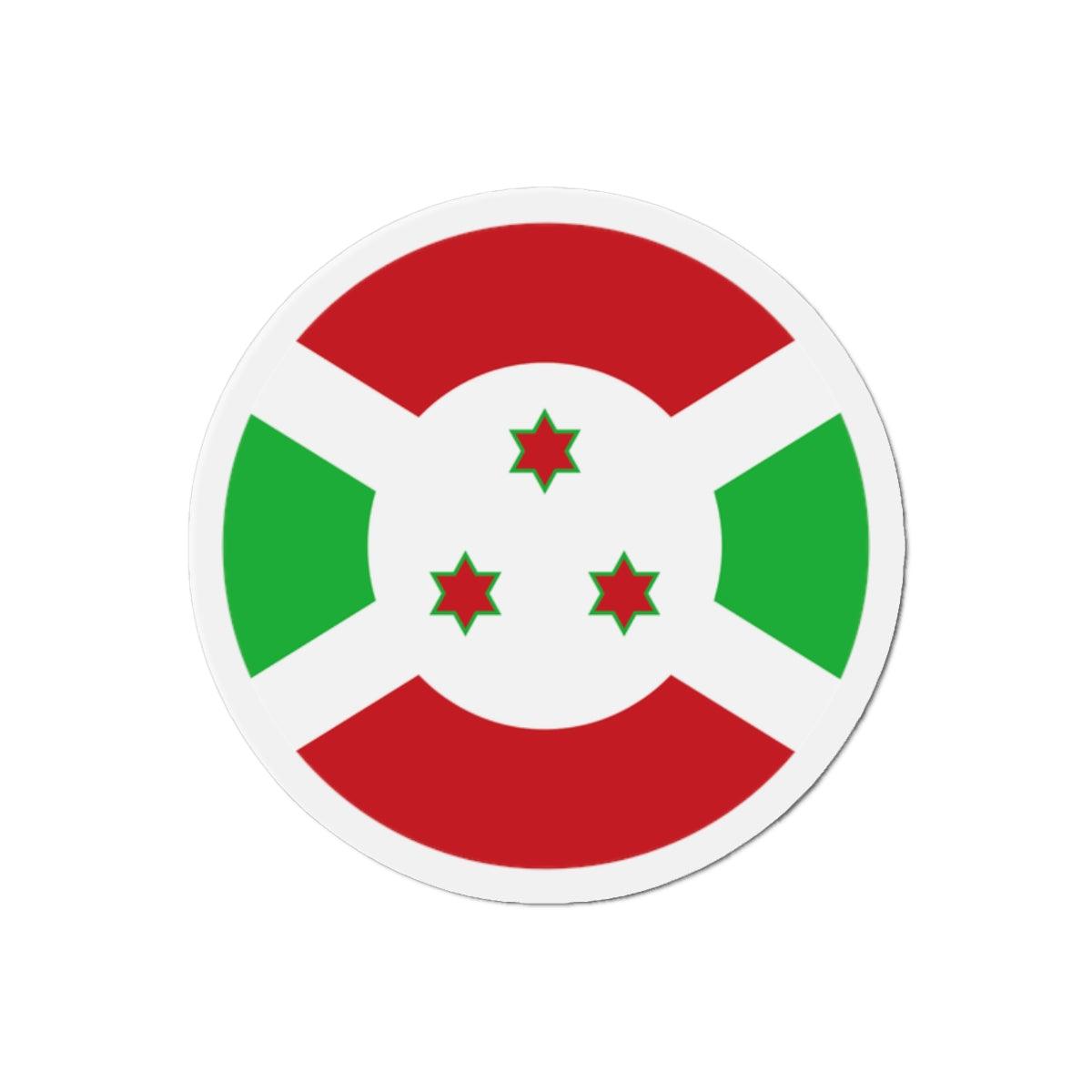 Aimant Rond Drapeau du Burundi en plusieurs tailles - Pixelforma 