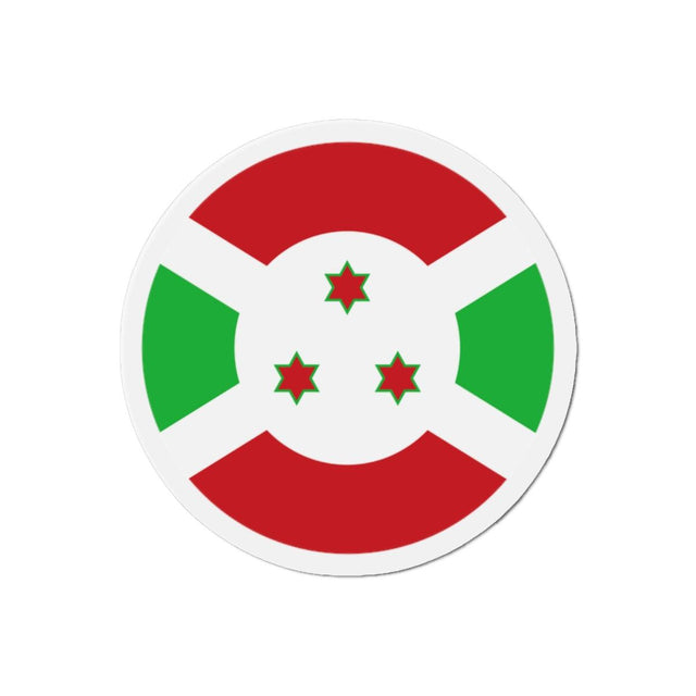 Aimant Rond Drapeau du Burundi en plusieurs tailles - Pixelforma