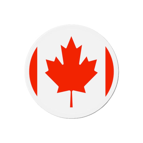 Aimant Rond Drapeau du Canada en plusieurs tailles - Pixelforma 