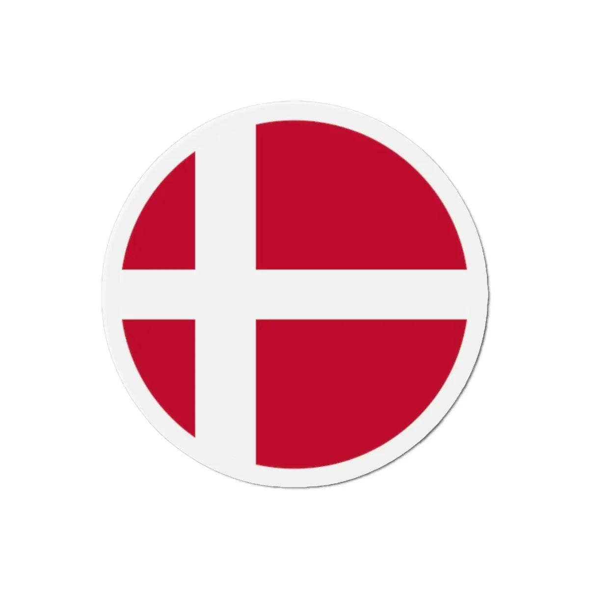 Aimant Rond Drapeau du Danemark en plusieurs tailles - Pixelforma 