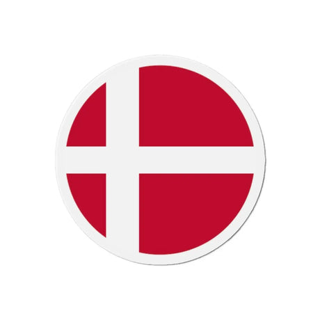 Aimant Rond Drapeau du Danemark en plusieurs tailles - Pixelforma 