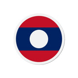 Aimant Rond Drapeau du Laos en plusieurs tailles - Pixelforma 