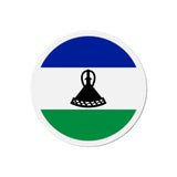 Aimant Rond Drapeau du Lesotho en plusieurs tailles - Pixelforma 