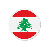 Aimant Rond Drapeau du Liban en plusieurs tailles - Pixelforma