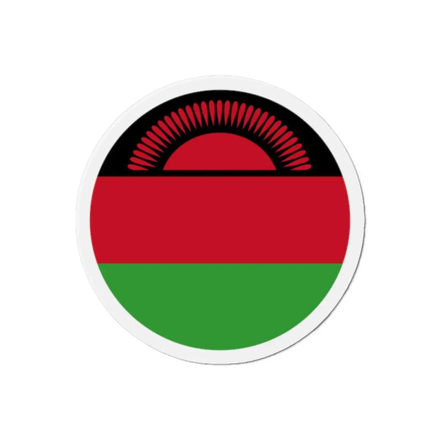 Aimant Rond Drapeau du Malawi en plusieurs tailles - Pixelforma 