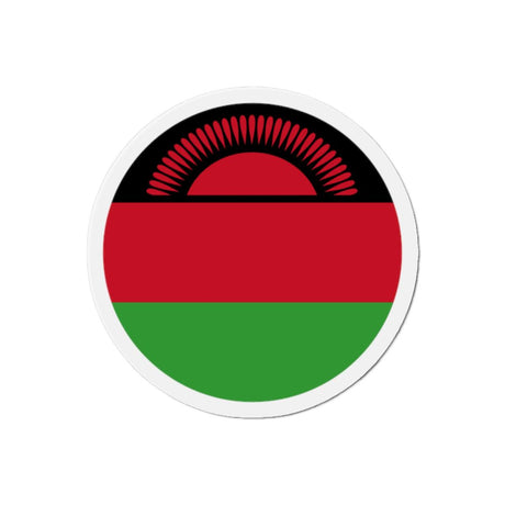 Aimant Rond Drapeau du Malawi en plusieurs tailles - Pixelforma 