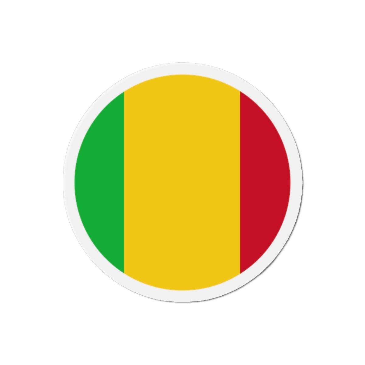 Aimant Rond Drapeau du Mali en plusieurs tailles - Pixelforma 