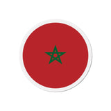 Aimant Rond Drapeau du Maroc en plusieurs tailles - Pixelforma 
