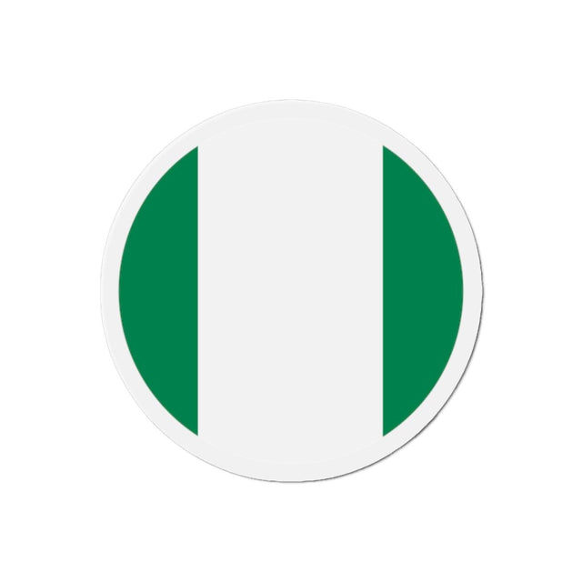 Aimant Rond Drapeau du Nigeria en plusieurs tailles - Pixelforma 