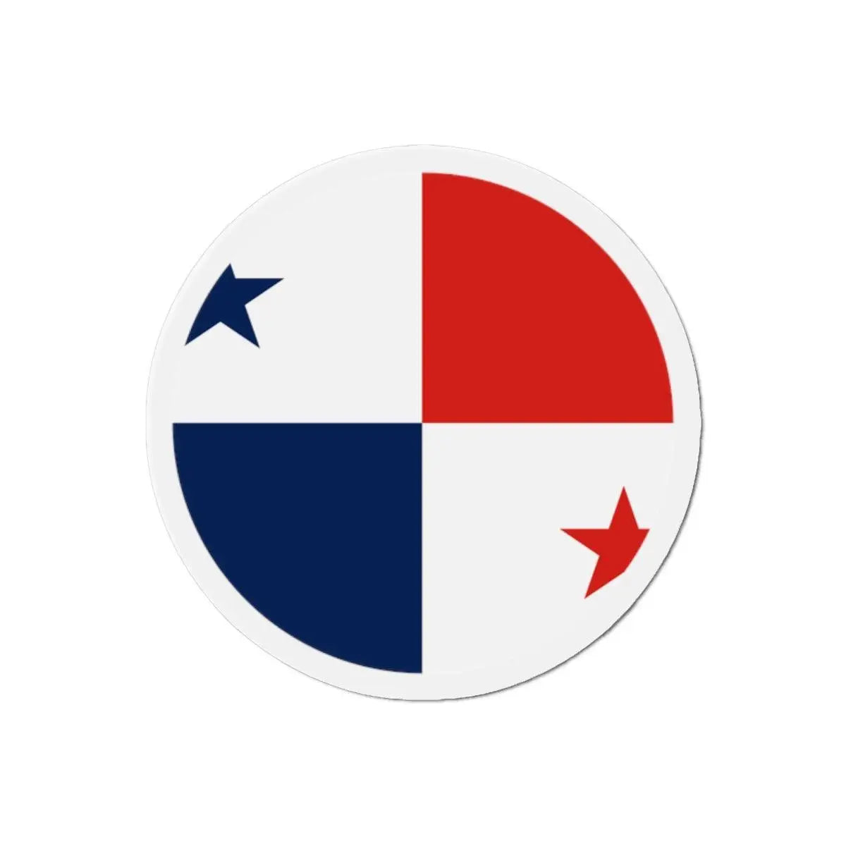 Aimant Rond Drapeau du Panama en plusieurs tailles - Pixelforma 