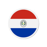 Aimant Rond Drapeau du Paraguay en plusieurs tailles - Pixelforma 