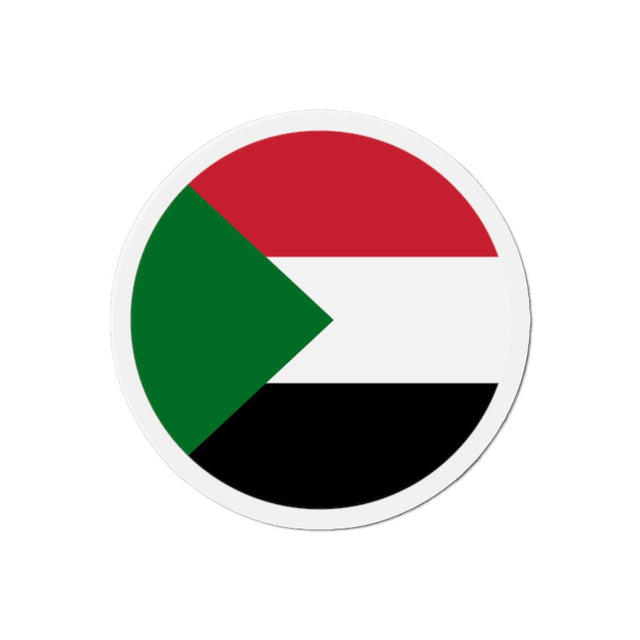 Aimant Rond Drapeau du Soudan en plusieurs tailles - Pixelforma 