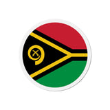 Aimant Rond Drapeau du Vanuatu en plusieurs tailles - Pixelforma 