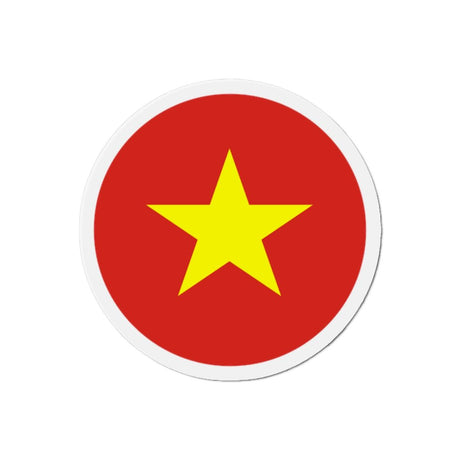 Aimant Rond Drapeau du Viêt Nam en plusieurs tailles - Pixelforma 