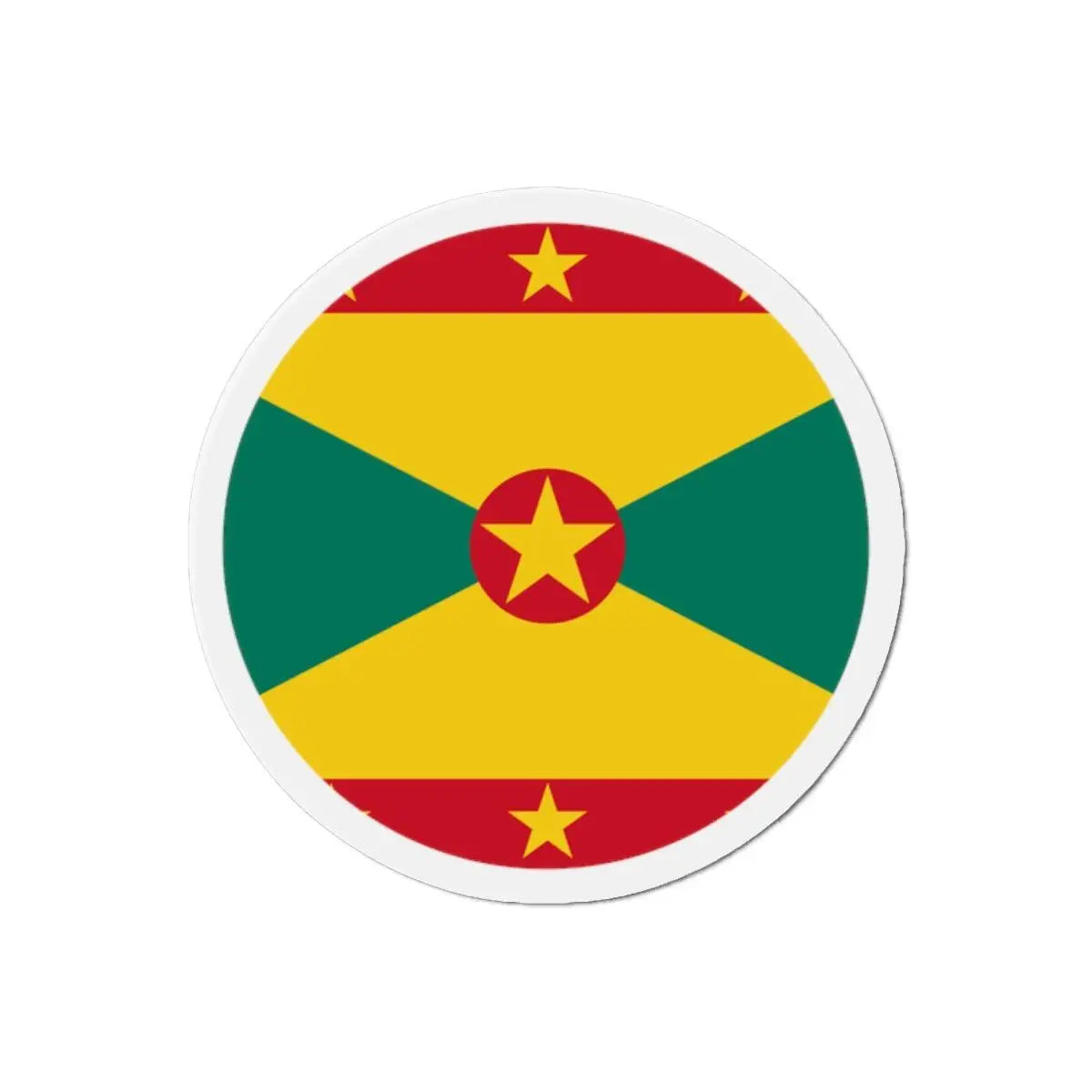 Aimant rond drapeau grenade forme décorative magnétique