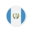 Aimant rond drapeau guatemala forme décorative magnétique