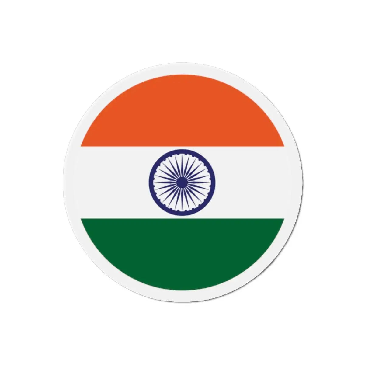 Aimant rond drapeau inde forme ronde pour décoration métal