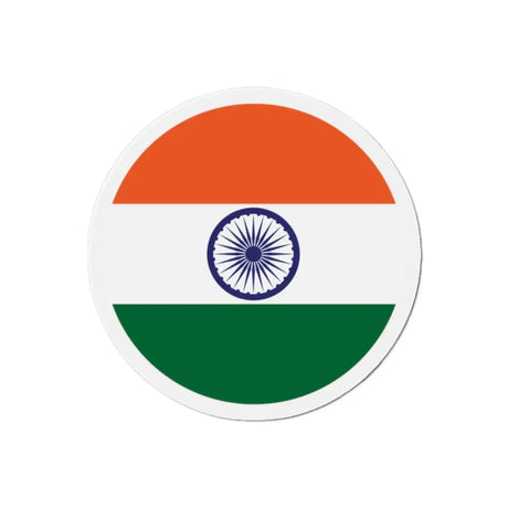 Aimant rond drapeau inde forme ronde pour décoration métal