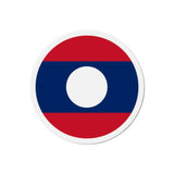 Aimant rond drapeau laos décoratif forme ronde magnétique