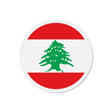 Aimant rond drapeau liban magnétique décoratif souvenir