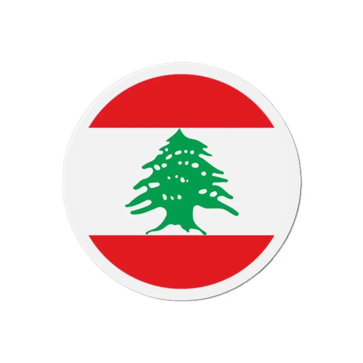 Aimant rond drapeau liban magnétique décoratif souvenir