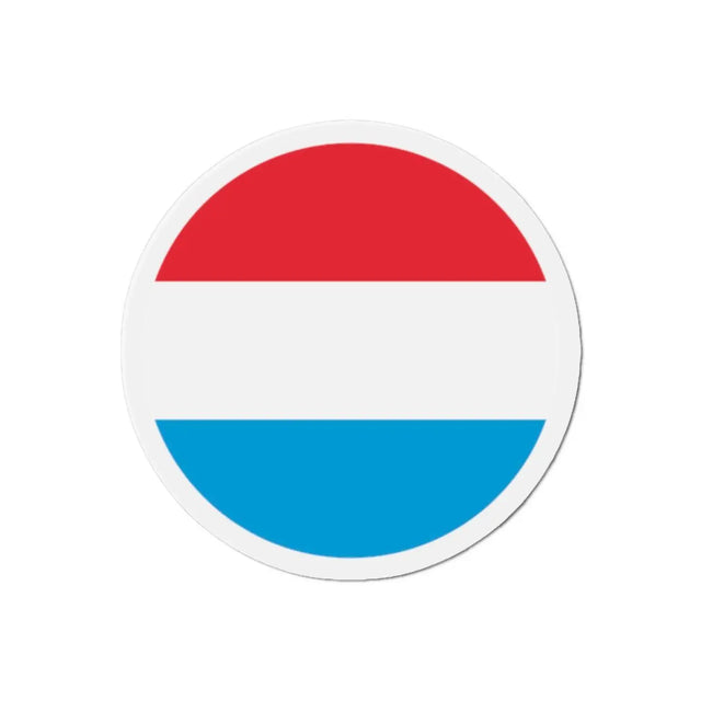 Aimant rond drapeau luxembourg en plusieurs tailles - pixelforma