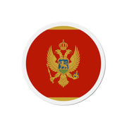 Aimant rond drapeau monténégro forme décorative magnétique